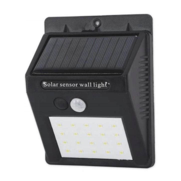LED Solcell vägglampa med sensor LED/0,55W/3,7V IP65