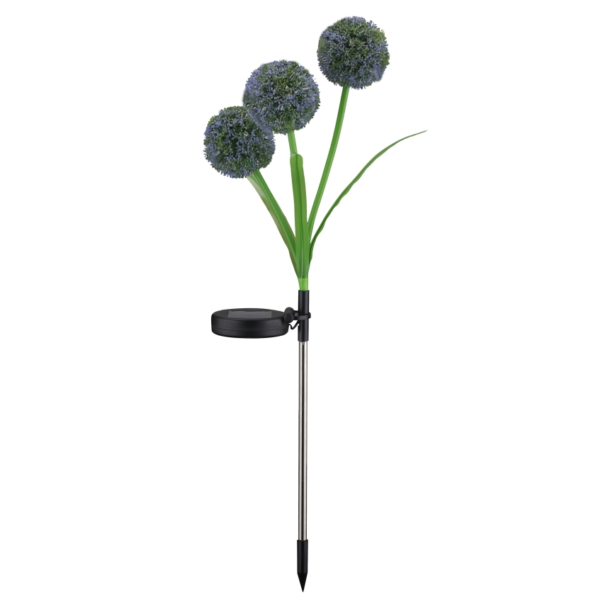 LED Solcellsbelysning ALLIUM LED/1,2V 6500K 600 mAh IP44 svart