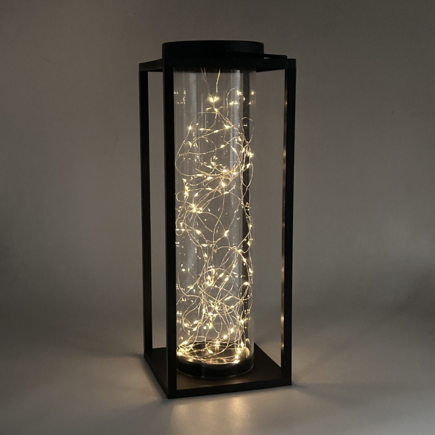 LED Solcellsbelysning GLAMOUR LED/1,2V 600 mAh IP44 svart