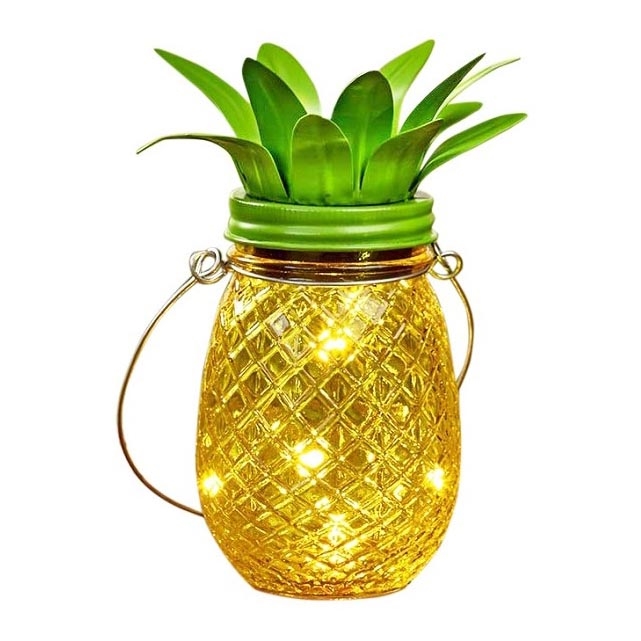 LED Solcellsbelysning JAR LED/1,2V 150 mAh IP44 ananas