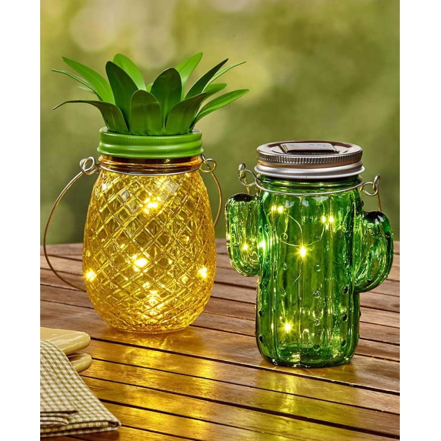 LED solcellsbelysning JAR LED/1,2V IP44 ananas