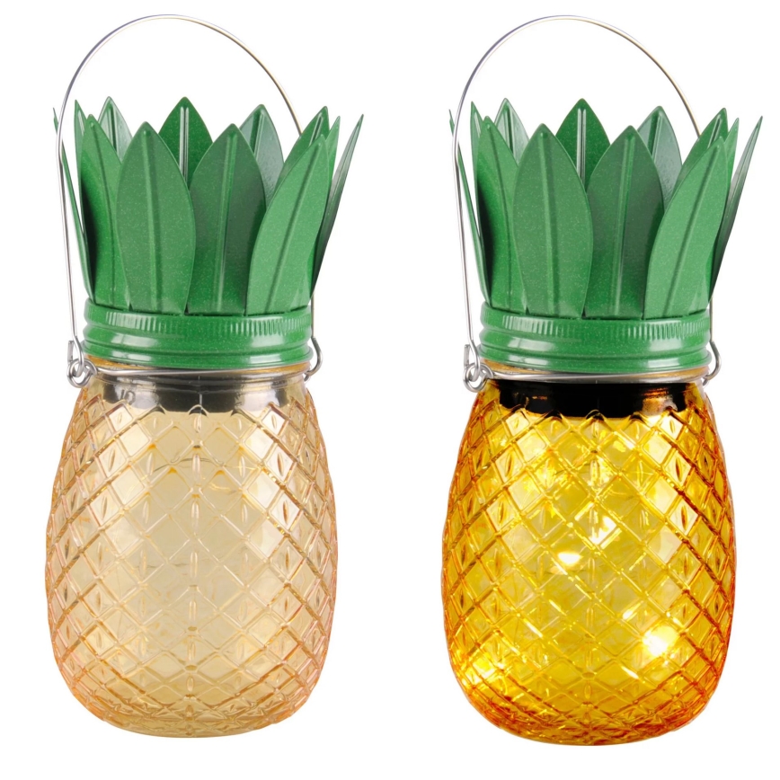 LED solcellsbelysning JAR LED/1,2V IP44 ananas