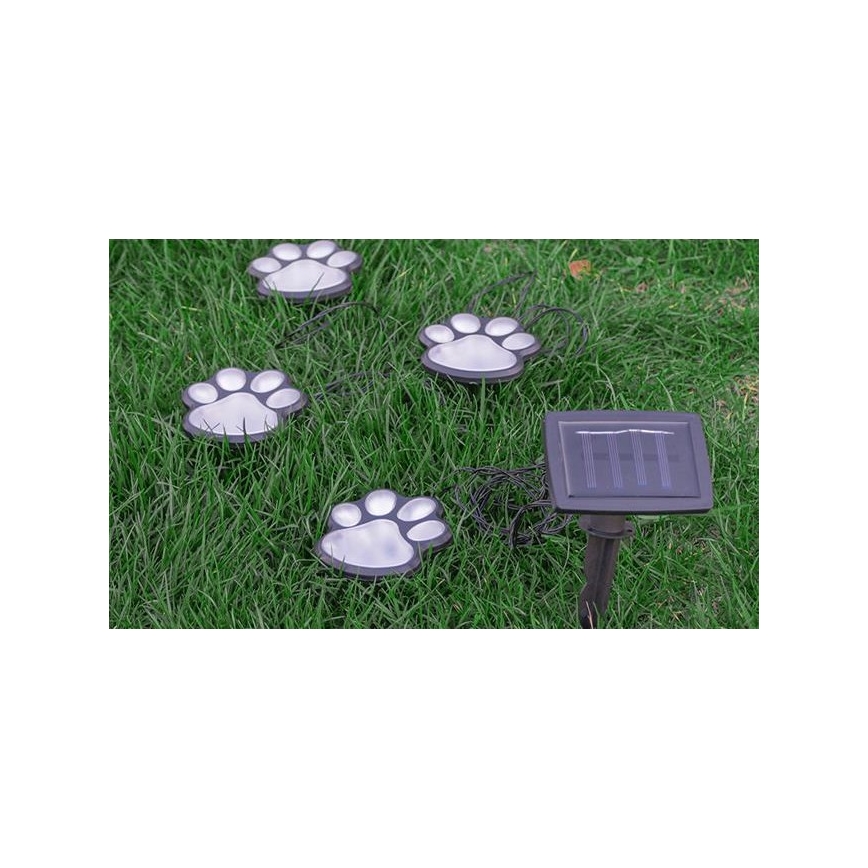 LED Solcellsbelysning LED/0,14W/2V 600 mAh IP44 tassar