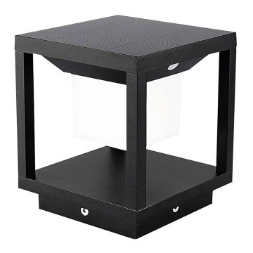 LED solcellsbelysning med en sensor LED/2W/5,5V 3000K IP65 svart