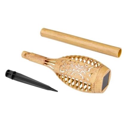 LED solcellsbelysning MINISPARK BAMBOO LED/1,8W/5,5V IP44 beige