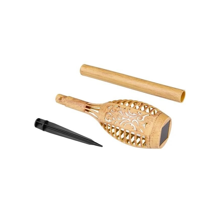 LED solcellsbelysning MINISPARK BAMBOO LED/1,8W/5,5V IP44 beige