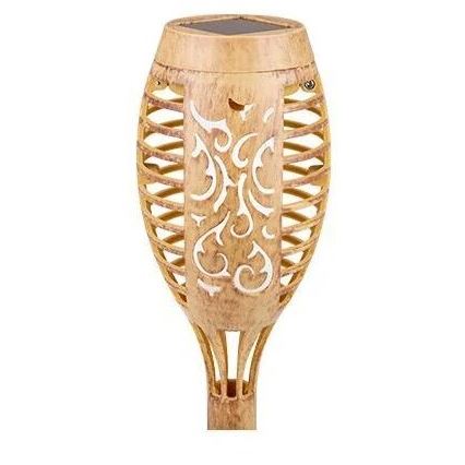 LED solcellsbelysning MINISPARK BAMBOO LED/1,8W/5,5V IP44 beige