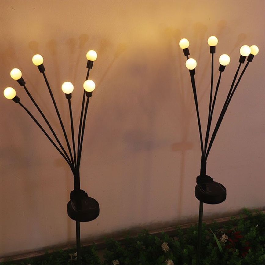 LED Solcellsbelysning MULTI LED/0,06W/1,2V 150 mAh IP44 svart