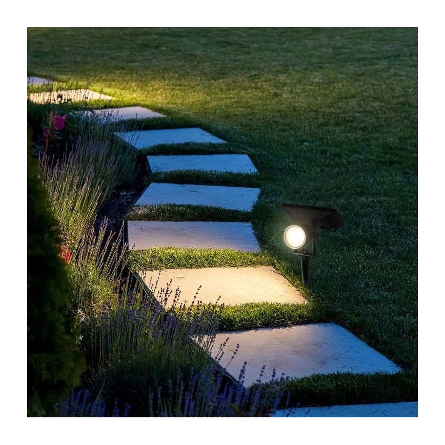 LED Solcellsbelysning  SPIKE LED/2W/5,5V IP65 3000K