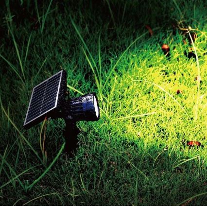 LED Solcellsbelysning  SPIKE LED/2W/5,5V IP65 3000K