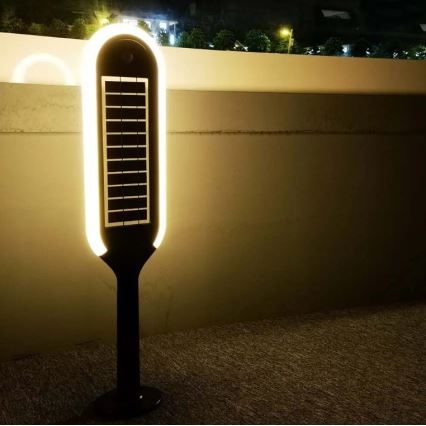 LED solcellslampa  med sensor  BOLLARD LED/5W/5,5V 70,5 cm 4000K IP65
