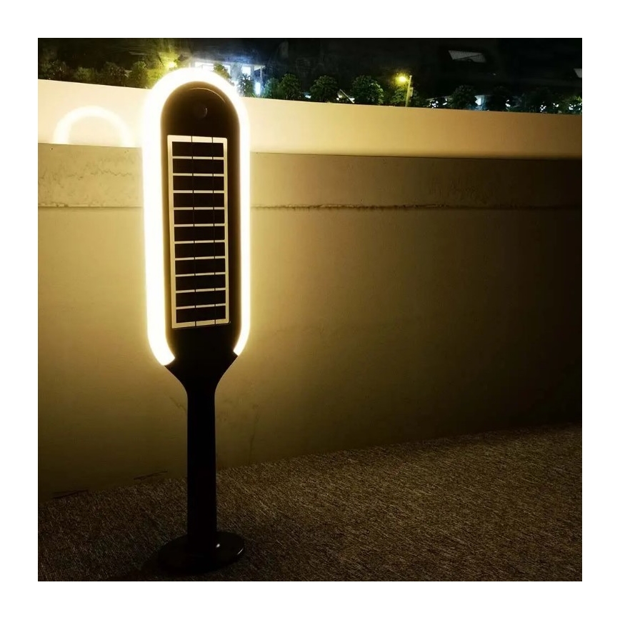 LED solcellslampa  med sensor  BOLLARD LED/5W/5,5V 70,5 cm 4000K IP65