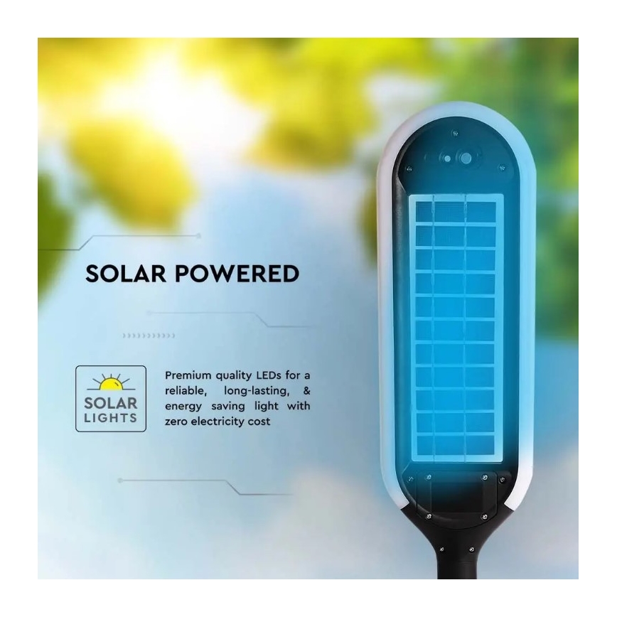 LED solcellslampa  med sensor  BOLLARD LED/5W/5,5V 70,5 cm 4000K IP65