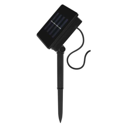 LED-solcellsdriven dekorationsslinga 10xLED/0,6W/1,2V 4,5m IP44 800 mAh