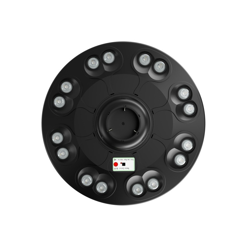 LED-solcellsdriven gatulampa med sensor LUVIA LED/15W/3,2V 6500K IP54 5400 mAh + fjärrkontroll