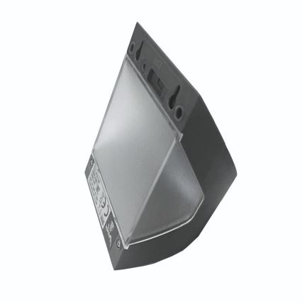 LED-solcellsvägglampa med sensor LED/3W/3,7V 3000/4000K 1200 mAh IP54 antracit