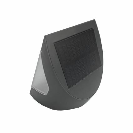 LED-solcellsvägglampa med sensor LED/3W/3,7V 3000/4000K 1200 mAh IP54 antracit