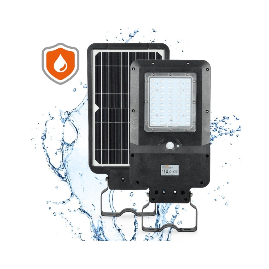 LED-solcellsgatlampa med sensor STREET LED/15W/7,4V 4000K IP65 5400 mAh