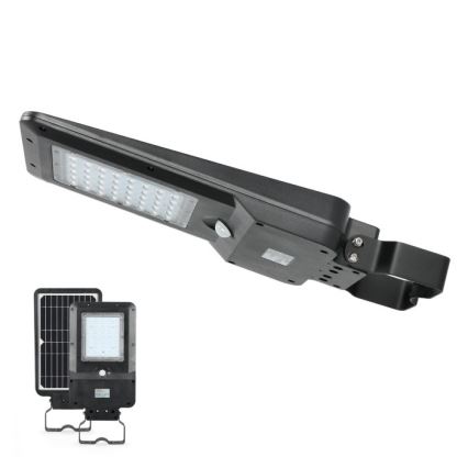 LED-solcellsgatlampa med sensor STREET LED/15W/7,4V 4000K IP65 5400 mAh