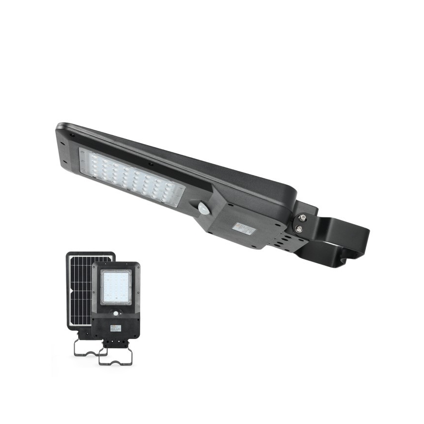 LED-solcellsgatlampa med sensor STREET LED/15W/7,4V 4000K IP65 5400 mAh