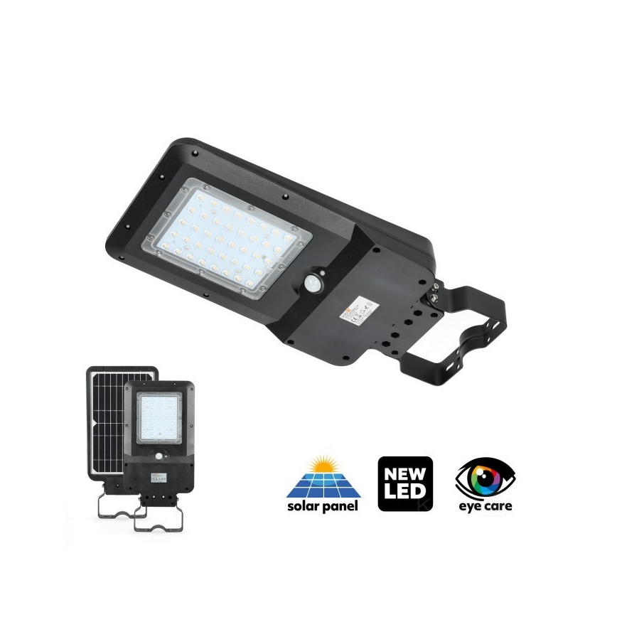 LED-solcellsgatlampa med sensor STREET LED/15W/7,4V 4000K IP65 5400 mAh
