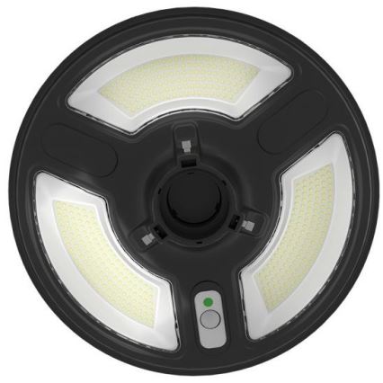 LED Solcellsgatulampa med sensor LED/10W/3,2V IP65 4000K + fjärrkontroll
