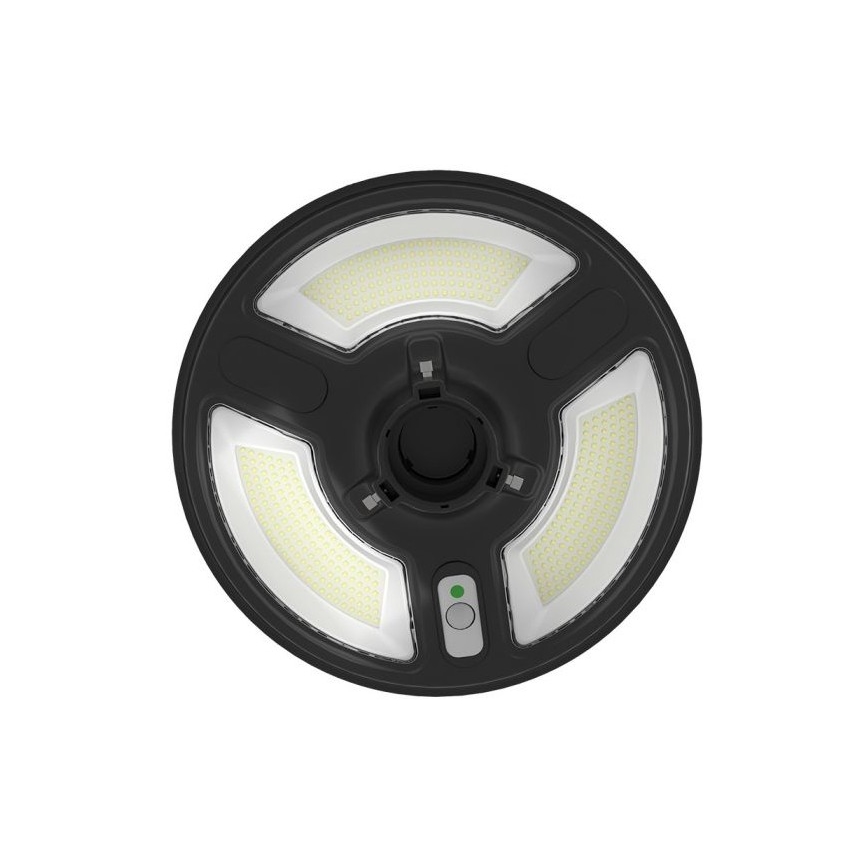 LED Solcellsgatulampa med sensor LED/10W/3,2V IP65 4000K + fjärrkontroll