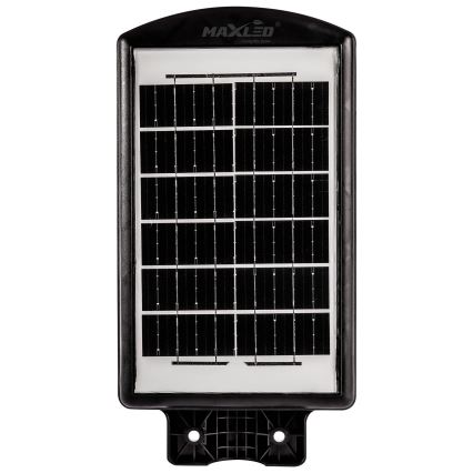 LED Dimbar gatubelysning med sensor LED/120W/6V 6500K IP65 svart + fjärrkontroll