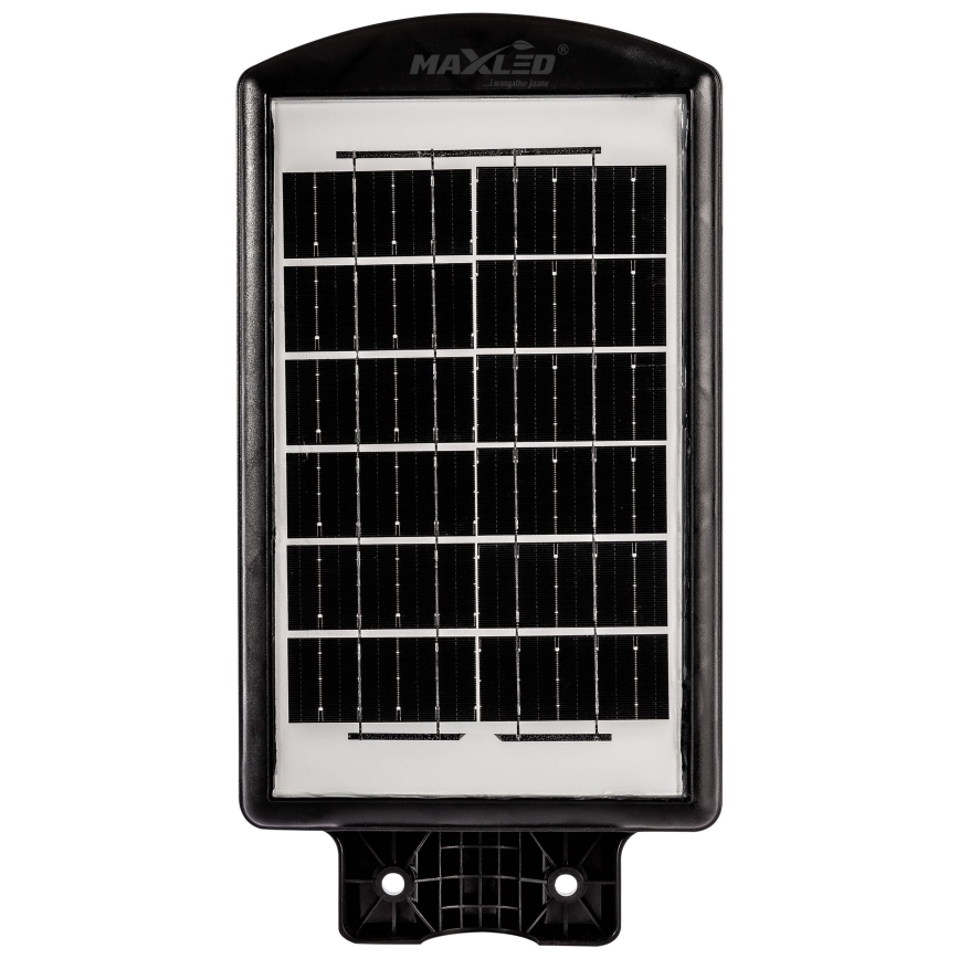 LED Dimbar gatubelysning med sensor LED/120W/6V 6500K IP65 svart + fjärrkontroll