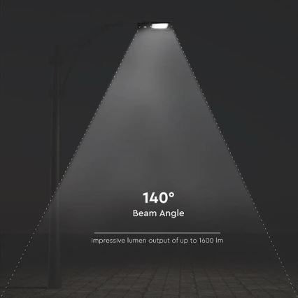 LED Solcellsgatulampa med sensor LED/15W/7,4V 4000K IP65 10800 mAh