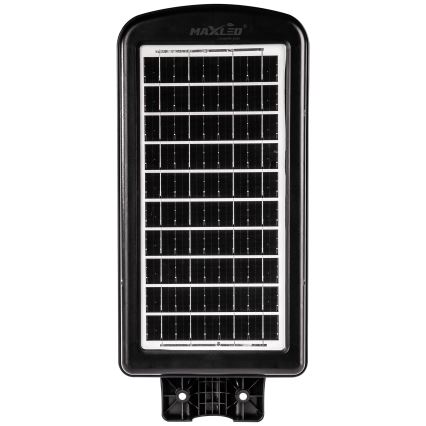 LED Dimbar gatubelysning med sensor LED/180W/6V 6500K IP65 svart + fjärrkontroll