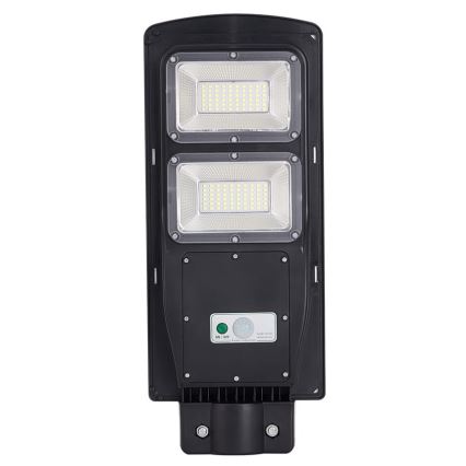 LED Solcellsgatulampa med sensor STREET 2xLED/6W/3,2V 12000 mAh IP65 + fjärrkontroll