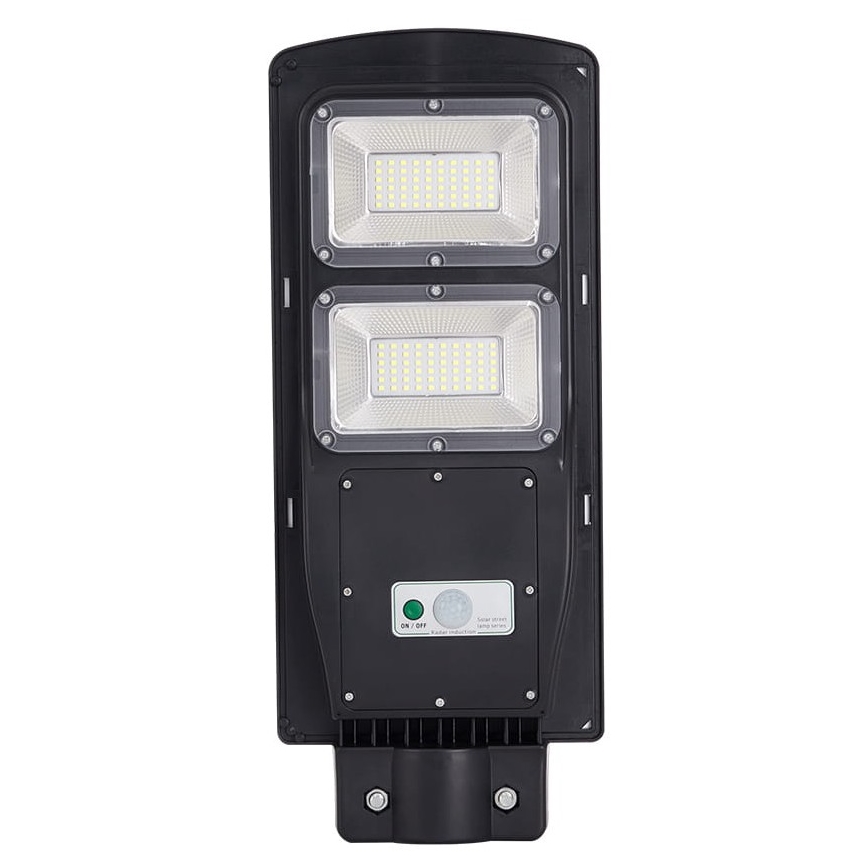 LED Solcellsgatulampa med sensor STREET 2xLED/6W/3,2V 12000 mAh IP65 + fjärrkontroll