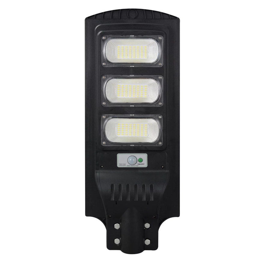LED Solcellsgatulampa med sensor STREET LED/10W/3,2V IP65 + fjärrkontroll