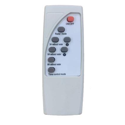 LED Solcellsgatulampa med sensor STREET LED/10W/3,2V IP65 + fjärrkontroll