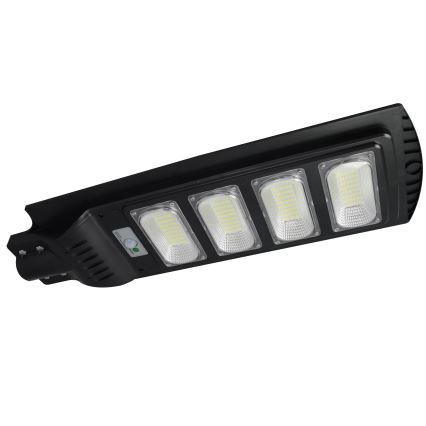 LED Solcellsgatulampa med sensor STREET LED/15W/3,2V 15000 mAh IP65 + fjärrkontroll