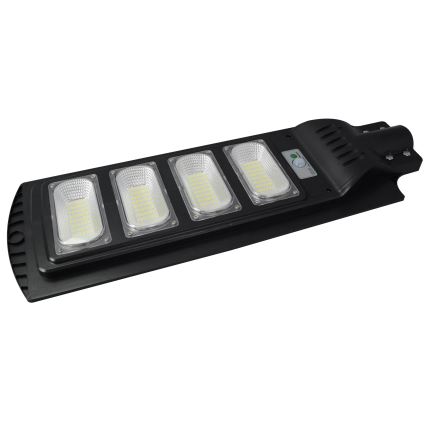 LED Solcellsgatulampa med sensor STREET LED/15W/3,2V 15000 mAh IP65 + fjärrkontroll