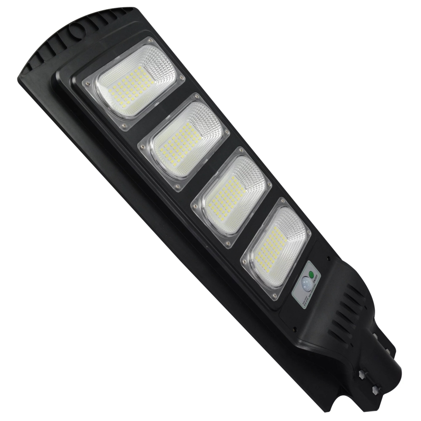 LED Solcellsgatulampa med sensor STREET LED/15W/3,2V 15000 mAh IP65 + fjärrkontroll