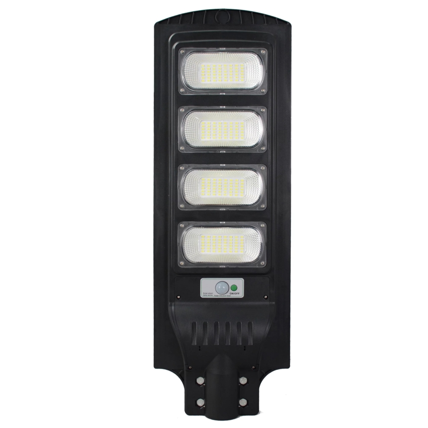 LED Solcellsgatulampa med sensor STREET LED/15W/3,2V 15000 mAh IP65 + fjärrkontroll