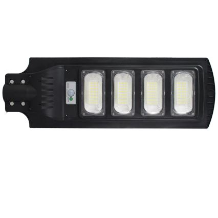 LED Solcellsgatulampa med sensor STREET LED/15W/3,2V 15000 mAh IP65 + fjärrkontroll