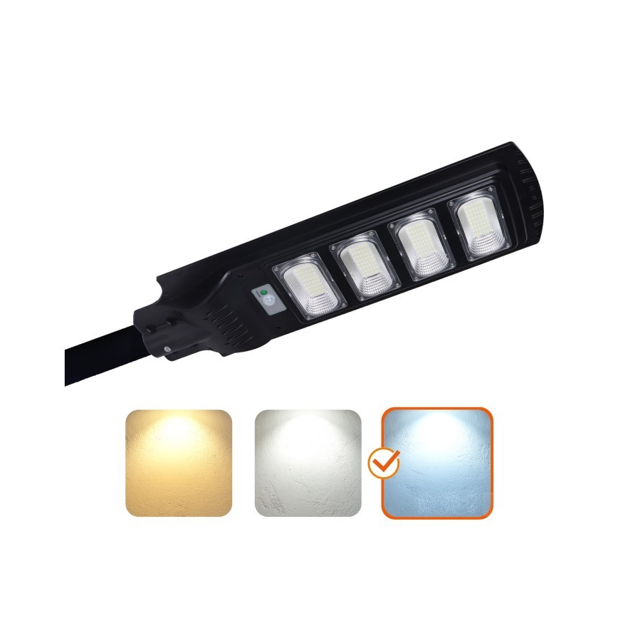 LED-dimbar solcellsdriven gatlampa med sensor URBI LED/11W/3,2V 6500K 15000 mAh IP54 + fjärrkontroll