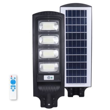 LED-dimbar solcellsdriven gatlampa med sensor URBI LED/11W/3,2V 6500K 15000 mAh IP54 + fjärrkontroll
