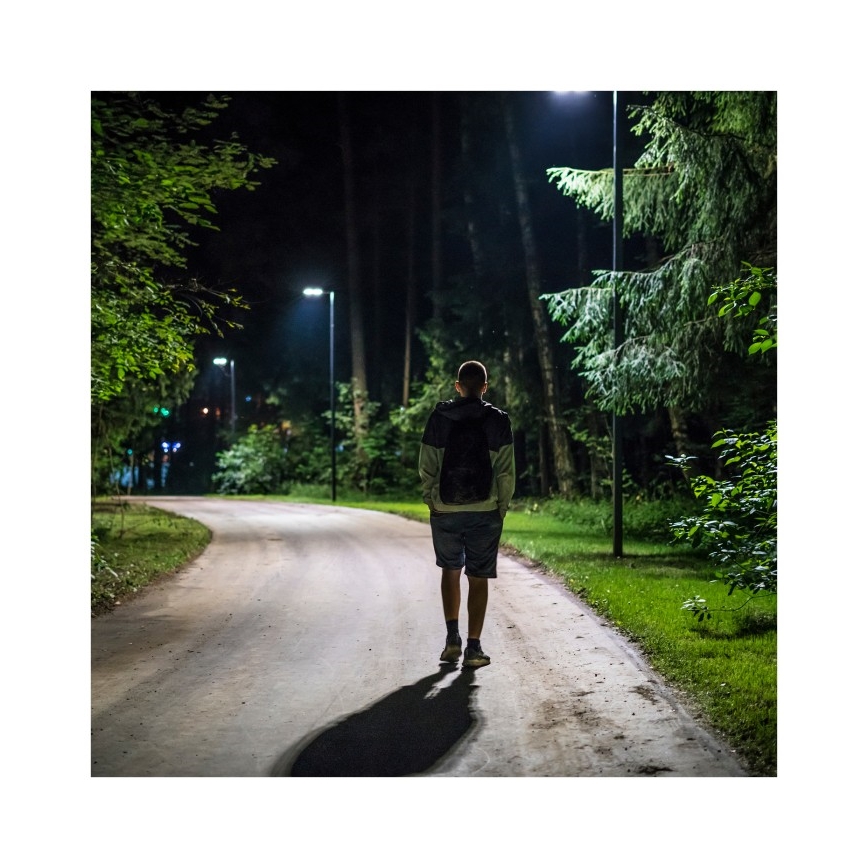 LED Dimmerbar gatulampor med solceller med rörelse- och skymningsgivare URBI LED/8W/3,2V 6500K IP54 10000 mAh + fjärrkontroll