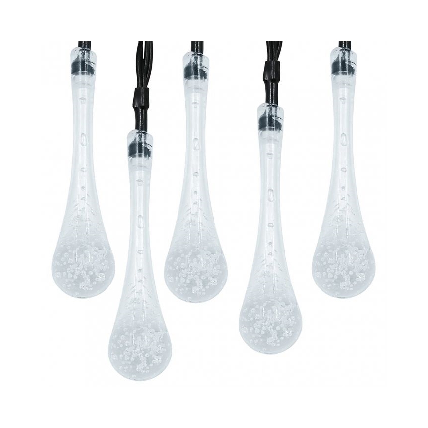 LED solcellsljusslinga med skymningssensor 20xLED/0,72W/1,2V 600 mAh 4,7m IP44