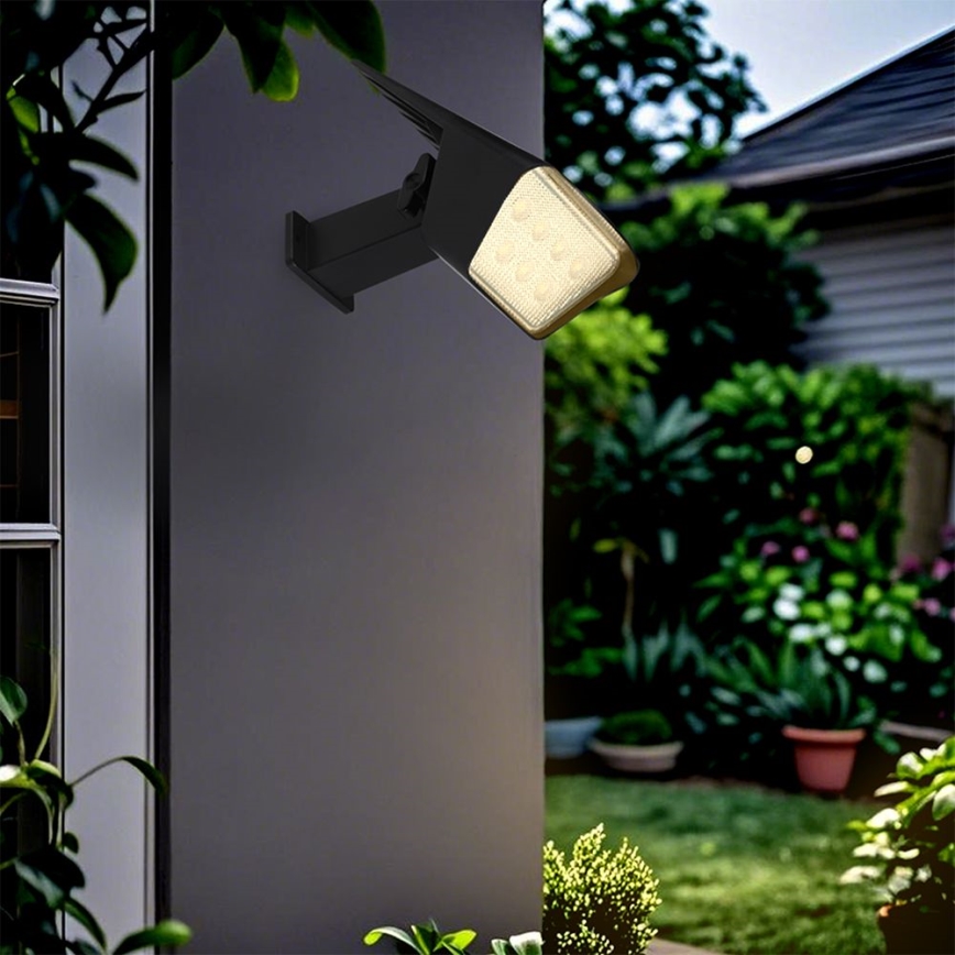 LED solcellslampa 2-i-1 LED/1,3W/3,7V 3000/4000/6400K IP65 1200 mAh