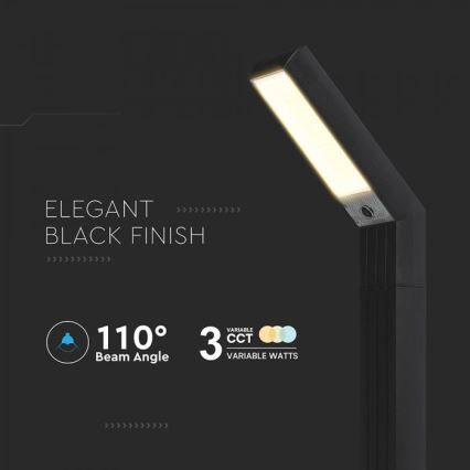 LED solcellslampa 2 i 1 LED/1,5W/3,7V IP65 1500 mAh