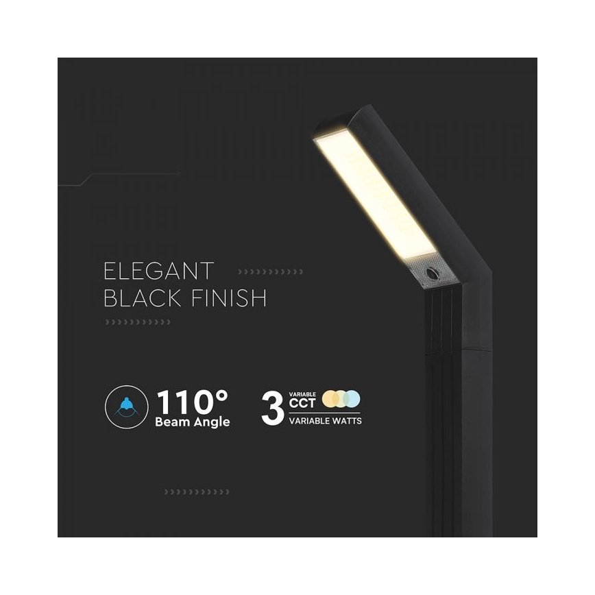 LED solcellslampa 2 i 1 LED/1,5W/3,7V IP65 1500 mAh