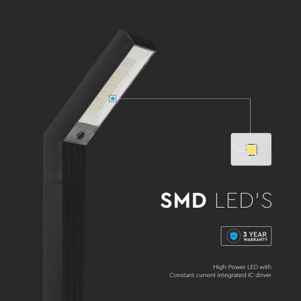 LED solcellslampa 2 i 1 LED/1,5W/3,7V IP65 1500 mAh