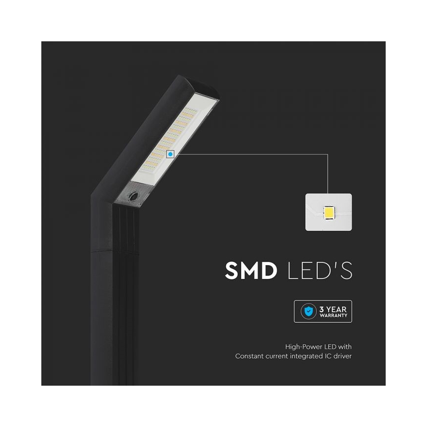 LED solcellslampa 2 i 1 LED/1,5W/3,7V IP65 1500 mAh