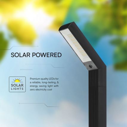 LED solcellslampa 2 i 1 LED/1,5W/3,7V IP65 1500 mAh